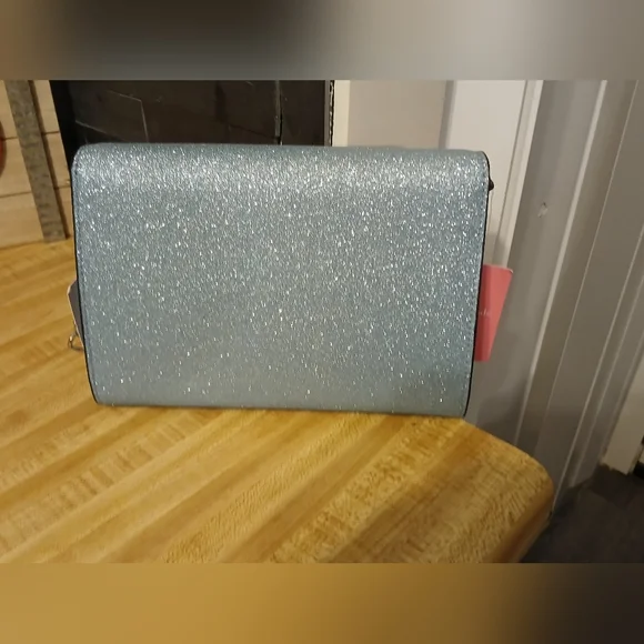 KATE SPADE NEW YORK NWT FROSTY SKY FLAP ENVELOPE CROSSBODY - Picture 4 of 13